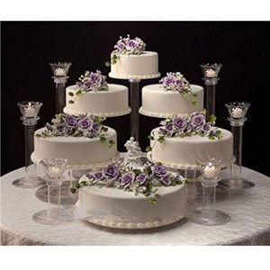 6 Tier Clear Cake Stand